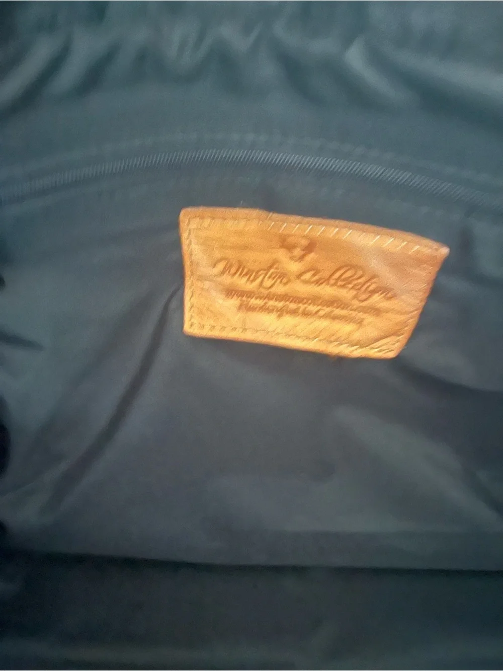 Winston Collection Tan Leather Weekend Duffle Bag
